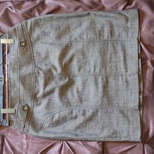 Byline dark grey pencil skirt